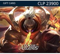 League of Legends 23900 CLP Prepaid RP Card CL