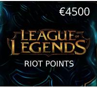 League of Legends 4500 RP Prepaid Card EU
