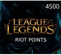 League of Legends 4500 RP Prepaid Card US
