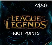 League of Legends 50 AUD Prepaid RP Card OCE