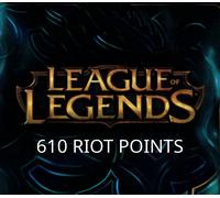 League of Legends 610 RP Prepaid Card BR