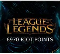 League of Legends 6970 RP Prepaid Card TR