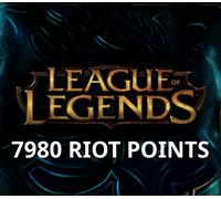 League of Legends 7980 RP Prepaid Card TR