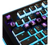 League of Legends Custom Keycaps (Champion Senna) - Laser Engraved with Each Champion's Portrait, Passive, and Skills. Fit with Any Mechanical Keyboard. League of Legends Gift for Gamers