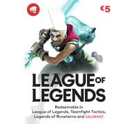 League of Legends Gift Card - 5 EUR (Europe & UK)