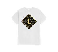 League Of Legends - Gold Logo White - T-Shirt - white - S - 100% Cotton,Jersey S