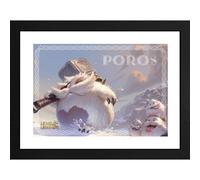 League Of Legends Poro Framed Image multicolour Onesize