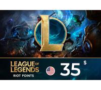 League of Legends Riot Points 35 USD Key - NORTH AMERICA