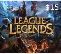 League of Legends USD 15 Prepaid RP Card NA