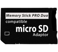 LEAGY PSP 1000, PSP 2000, PSP3000 Memory Stick Adapter, Micro SD to Memory Stick PRO Duo MagicGate Card for,Handycam, Camera, Sony Playstation Portable