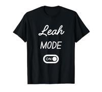 Leah Mode On Name Value Graphic T-Shirt, Men, Black, L