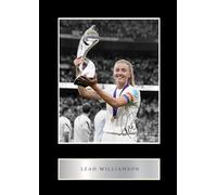 Leah Williamson Printed Signature Signed Mounted Photo Display #2 Printed Autograph Picture 10x8 Inch Mount