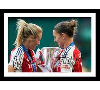 Leah Williamson & Stephanie Catley - Arsenal Autographed Signed And Framed Photo