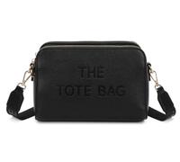 LeahWard Women's Cross Body Bag,Multiple Compartment Handbag,The Tote Bag (Black 1)