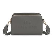 LeahWard Women's Cross Body Bag,Multiple Compartment Handbag,The Tote Bag (Grey 1)