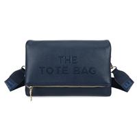 LeahWard Women's Cross Body Bag, The Tote Shoulder Bags (Navy Tote)