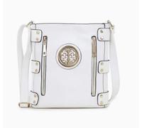LeahWard Women's Cross Body Bags, Multiple Pockets Messenger Bag, Medium Large Shoulder Handbags (White)