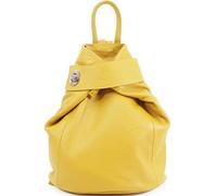 LeahWard Women's Geniune Real Leather Rucksack Holiday Weekend Backpack Bags J248 (Yellow)