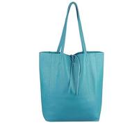 LeahWard Women's Italian Hand Made Leather Hobo Shoulder Bag, Soft Leather, A4 College School Work Business Bag (Turquoise)