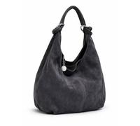 LeahWard Women's Large Soft Genuine Suede Leather Shoulder Bag, Handbag Tote Bag, (D.Grey)