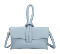 LeahWard Women's Suede Clutch Bag Large Wedding Handbags With Chain Strap (Serenity)