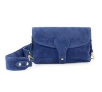 LeahWard Womne's Suede Leather Large Shoulder Bag Boho Handbags For Women (Blue)