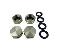 Leak-Free Garden Hose Connector 3/4 Inch Brass Fit(Four inner wires)