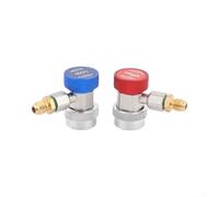 Leak-Proof AC Quick Coupler Set Red Blue Knob Distinction(R134a)