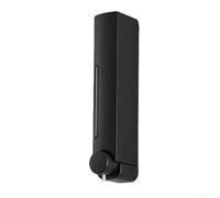 Leak Proof Bathroom Soap Dispenser One Hand Operation with Comfort in Mind (black)