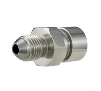 Leak-Proof Brake Line Connector 304 Steel(AN3 to M10X1.0) | 304 stainless steel, 3AN male thread, M10x1.0 metric female, leak-proof seal, high pressure