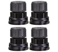 Leak Proof Design Bulkhead Fitting with 34 Inch GHT Male and 12 Inch NPT Female for Project Peace of Mind (4pcs)