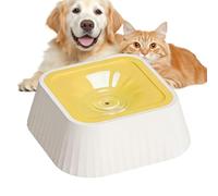 Leak-proof Dog Water Bowl - 37 oz Large Capacity Drip-Free Dispenser, Design for Slow Drinking, Durable PP HDPE Bowl, Non-Slip Puppy Car Ride Box Home Area