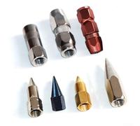 Leak-Proof Flat Grease Nozzles High Pressure Safe | for ideal for blind spot lubrication, easy for access to for zerk fittings, flat tip reaches tight spaces, garage essential
