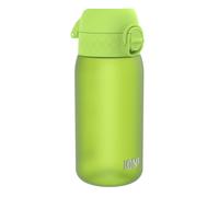 Ion8 Kids Water Bottle, 350 ml/12 oz, Leak Proof, Easy to Open, Secure Lock, Dishwasher Safe, BPA Free, Carry Handle, Hygienic Flip Cover, Easy Clean, Odour Free, Carbon Neutral, Green