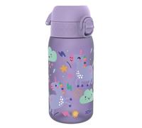 Ion8 Kids Water Bottles, BPA Free, Leakproof, Dishwasher Safe, Easy Open, Secure Lock, Small Boys & Girls Water Bottle,Kids Drinks Bottle for Spill-free Drinking, Purple, Unicorns, 350ml/12oz