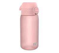 Ion8 Kids Water Bottle, 350 ml/12 oz, Leak Proof, Easy to Open, Secure Lock, Dishwasher Safe, BPA Free, Carry Handle, Hygienic Flip Cover, Easy Clean, Odour Free, Carbon Neutral, Rose Pink