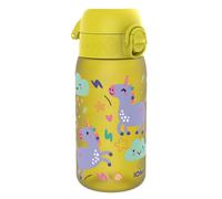 Ion8 Kids Water Bottles, BPA Free, Leakproof, Dishwasher Safe, Easy Open, Secure Lock, Small Boys & Girls Water Bottle,Kids Drinks Bottle for Spill-free Drinking, Yellow, Unicorns, 350ml/12oz