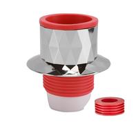 Leak Proof Kitchen Floor Plug Multi Layer Locking Drain Fast Draining Bathroom Floor 79mm Length for Household Sewer Seal