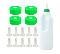Leak Proof Livestock Milk Bottle Clear Scale Food Grade Silicone for Livestock Nursing Pig Lamb Veal Pet Feeding