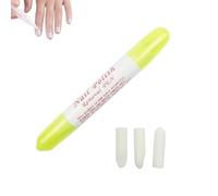 Leak-Proof Nail Polish Corrector Pen with 3 Replaceable Tips,Refillable Eraser Pen for Gel Polish Removal,Non-Drying Manicure Edge Tool,Easy-to-Open Design for Quick Nail Art Mistakes Cleanup(yellow)