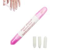 Leak-Proof Nail Polish Corrector Pen with 3 Replaceable Tips,Refillable Eraser Pen for Gel Polish Removal,Non-Drying Manicure Edge Tool,Easy-to-Open Design for Quick Nail Art Mistakes Cleanup (pink)