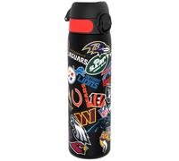 Ion8 NFL Patch Logos Water Bottle, 500 ml/18 oz, Leak Proof, Easy to Open, Secure Lock, Dishwasher Safe, BPA Free, Hygienic Flip Cover, Carry Handle, Fits Cup Holders, Easy Clean, Carbon Neutral