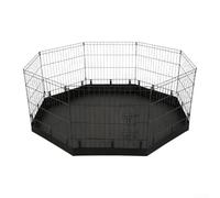 Leak-Proof Pet Playpen for liner 144x144cm Black Leak-Proof Pet(eight sides)