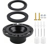 Leak-Proof Rubber Gasket for Dometic 300 310 320 Toilet | Exact OEM fit, stops leaks and smells, includes bolts and washers, easy DIY install, rubber(Set A)