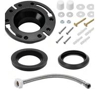 Leak-Proof Rubber Gasket for Dometic 300 310 320 Toilet | Exact OEM fit, stops leaks and smells, includes bolts and washers, easy DIY install, rubber(Set B)