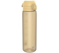 Ion8 Water Bottle, 500 ml/18 oz, Leak Proof, Easy to Open, Secure Lock, Dishwasher Safe, BPA Free, Hygienic Flip Cover, Carry Handle, Fits Cup Holders, Easy Clean, Carbon Neutral, Desert