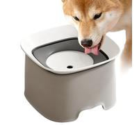 Leak-proof splash guard dog water bowl, drinking dispenser, pet bowl, anti-splash dog water bowl, for the dining area, for being alone, in the kitchen, living room, home and apartment