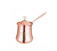 Leak-Proof Tea Pot 400ml for Home Office(Pink gold)