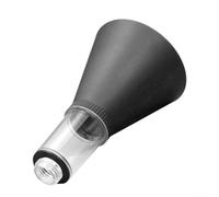 Leak-Proof Threaded Oil Funnel For Car Engine Oil Changes - 37Mm Screw-On Design Fits For Hyundai & Most Vehicles - Heavy-Duty Plastic Automotive Tool(Black)