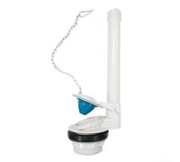 Leak Proof Toilet Tank Flush Valve with Compression Seal Flap Cover and Adjustable Height Water Control (separate)